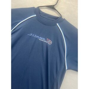 VF Imagewear Tennessee Titans Shirt Mens Large Navy Blue Excellent NFL Athletic